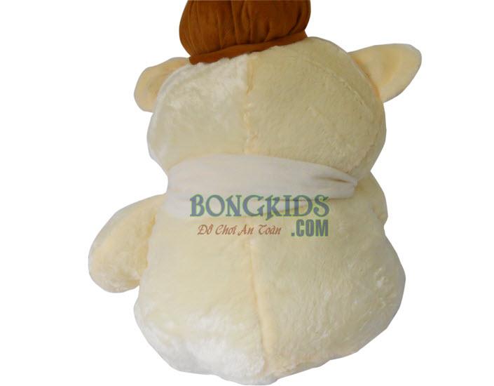 Khỉ bông đội mũ quàng khăn giá rẻ - bongkids.com