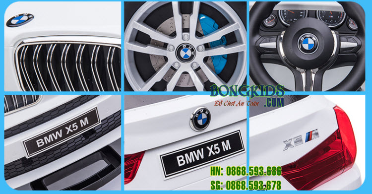 Chi tiết Xe ô tô điện trẻ em BMW X5M 6661R - chính hãng Chilokbo