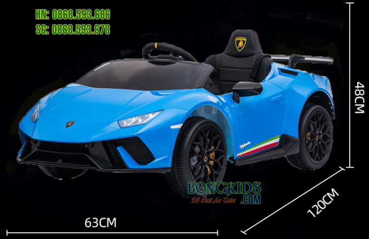 Size - Xe ô tô điện trẻ em Lamborghini S308