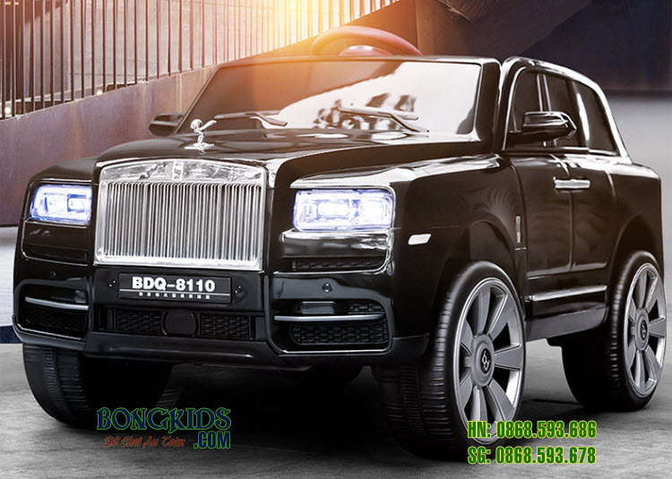 XE HƠI ĐIỆN TRẺ EM ROLLSROYCE BDQ8110 màu đen