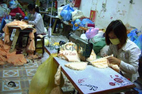 Xưởng sản xuất gấu bông - thú bông theo yêu cầu