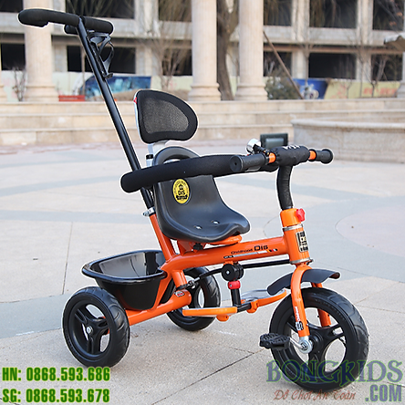 Xe đạp 3 bánh trẻ em DS-919 màu cam