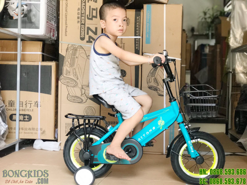 Xe đạp trẻ em Qitong Trường Vận 12 inch 1