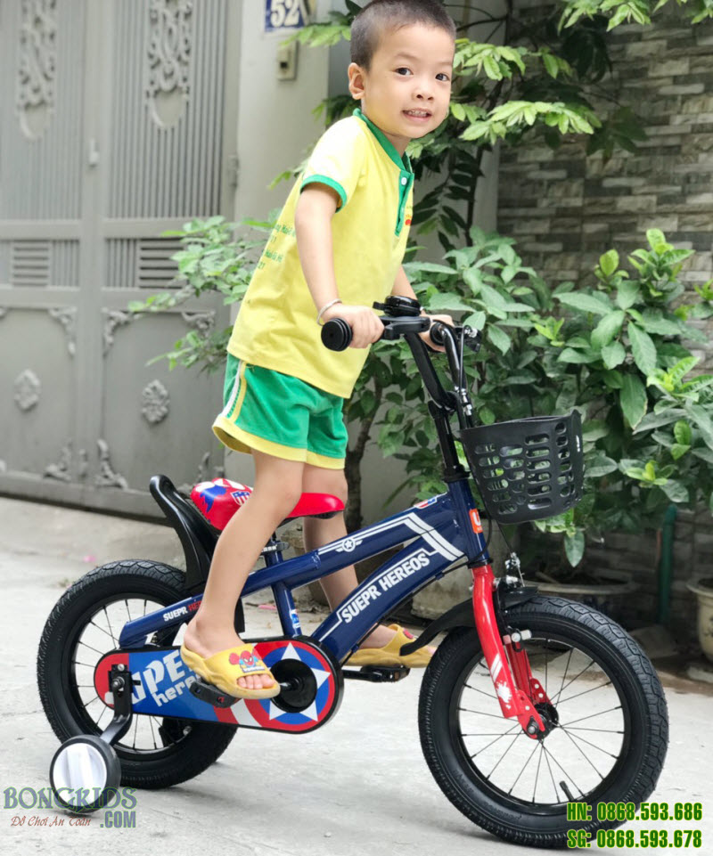 Xe đạp trẻ em UB05 đủ size 14-16-18 inch 1