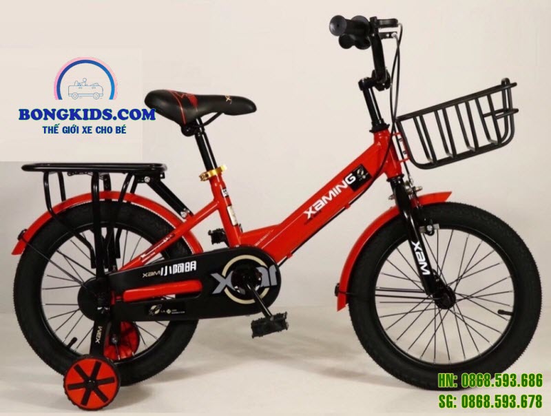 Xe đạp trẻ em Xaming 02 màu đỏ