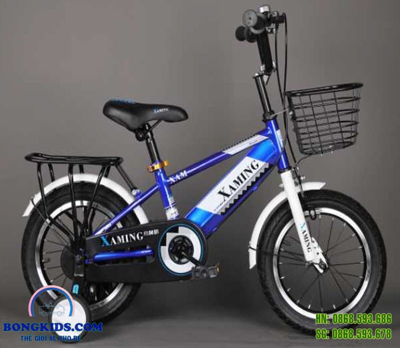Xe đạp trẻ em Xaming 04 màu xanh