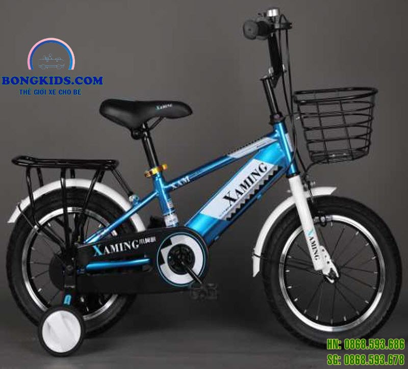 Xe đạp trẻ em Xaming 04 màu xanh ngọc