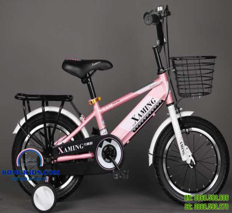 Xe đạp trẻ em Xaming 04 màu hồng