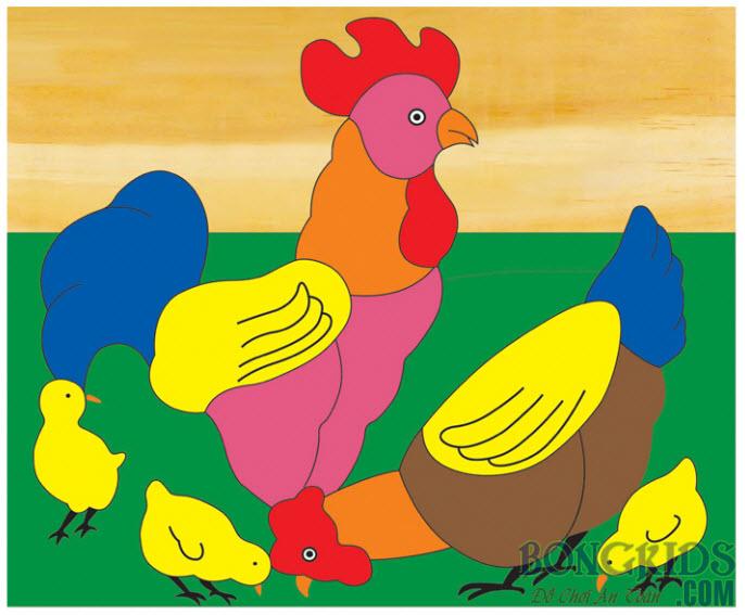 Đồ chơi tranh ghép đàn gà: Hãy xem những chiếc đàn gà vui nhộn được ghép từ các mảnh ghép đầy màu sắc. Sự kết hợp khéo léo giữa hình ảnh gà và các màu sắc sẽ giúp bạn tập trung và tăng cường khả năng sáng tạo. Bạn sẽ yêu thích những đồ chơi tranh ghép này sau khi xem qua bức ảnh đáng yêu này!