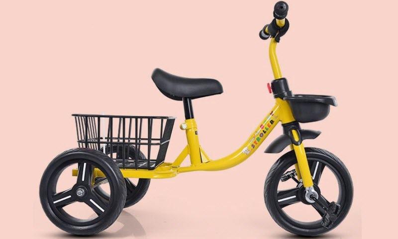 Xe đạp 3 bánh 601 có giỏ sau cho bé 2-5 tuổi