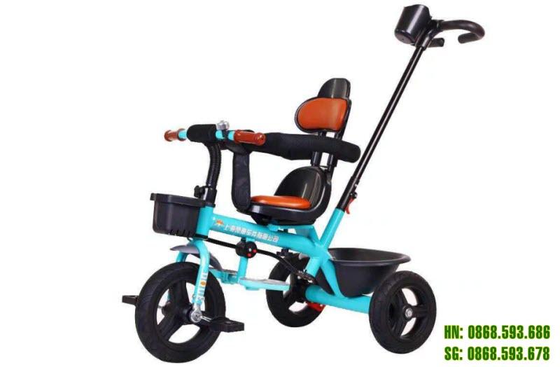 Xe đạp 3 bánh trẻ em K301 - Ghế da mềm