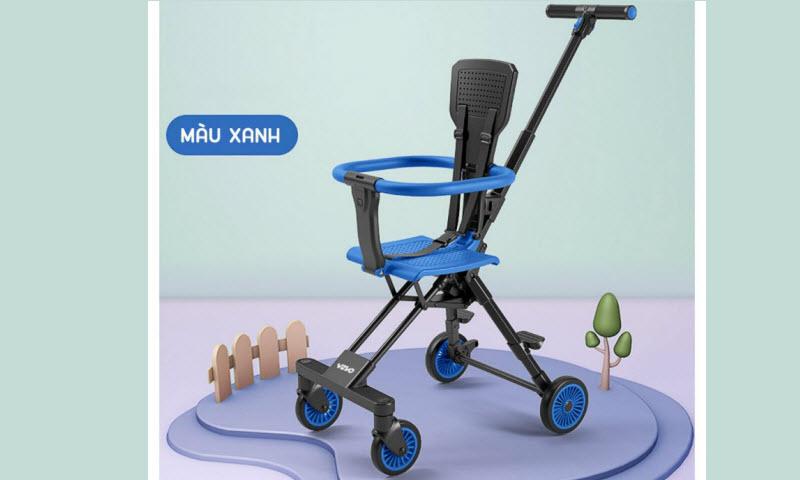 Xe đẩy gập gọn cho bé ngồi, mang lên máy bay Vovo X1