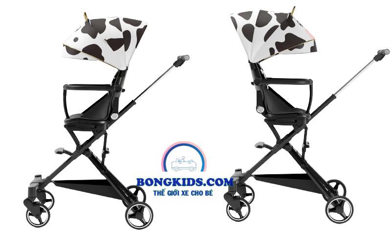 Xe đẩy gập gọn cao cấp cho bé Playkids X6-2 mái hình thú xinh xắn