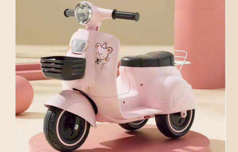 Xe máy điện Vespa nhỏ 3288 cho bé gái 1-4 tuổi