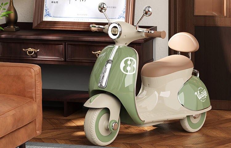 Xe máy điện trẻ em Vespa 618 cho bé 2-5 tuổi