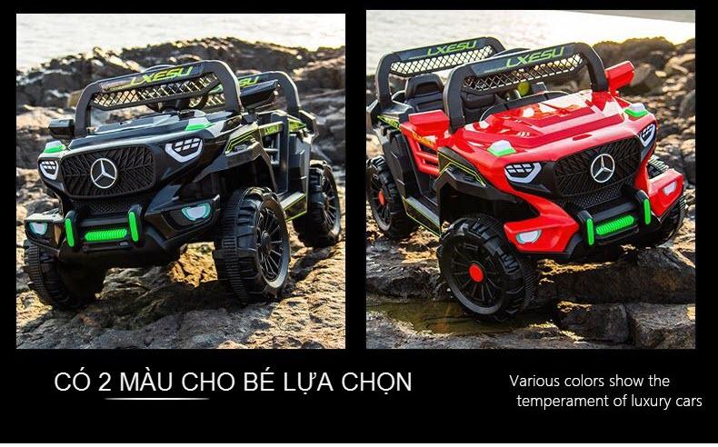 Xe ô tô điện trẻ em địa hình nhỏ Mercedes 2023