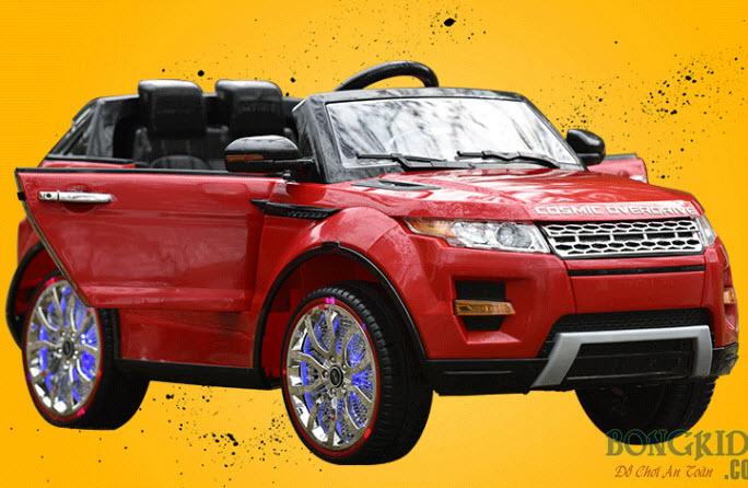 Xe ô tô điện trẻ em Range Rover SX-118 tay lái trợ lực siêu nhẹ