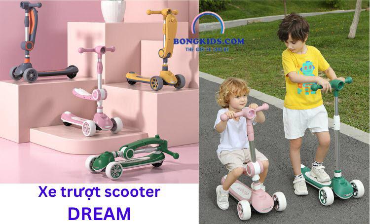 Xe trượt scooter cho bé có ghế ngồi Dream