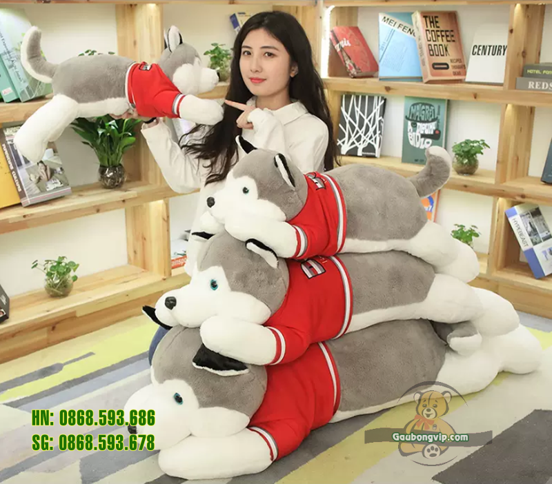 Chó sói áo nỉ I love you 7