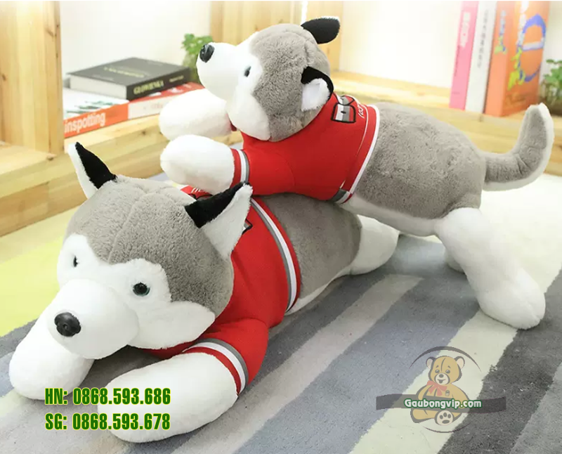 Chó sói áo nỉ I love you 6