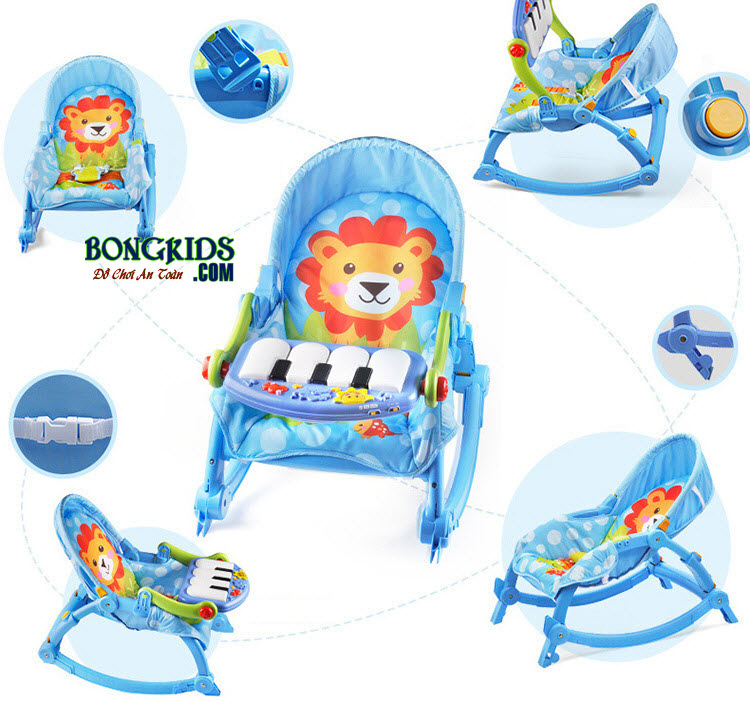 Các chi tiết nôi em bé 3689-EF 
