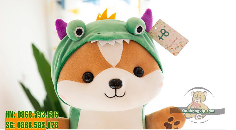 Gối ôm hình chó shiba 13