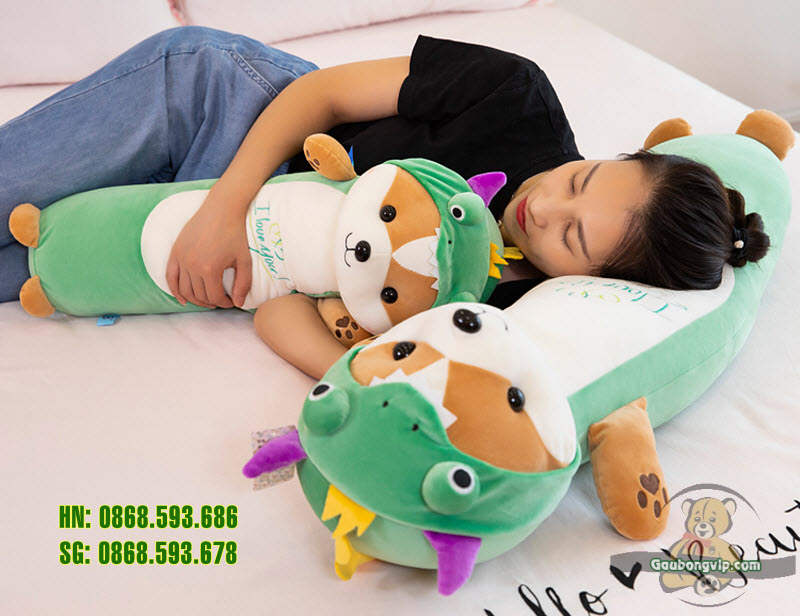 Gối ôm hình chó shiba