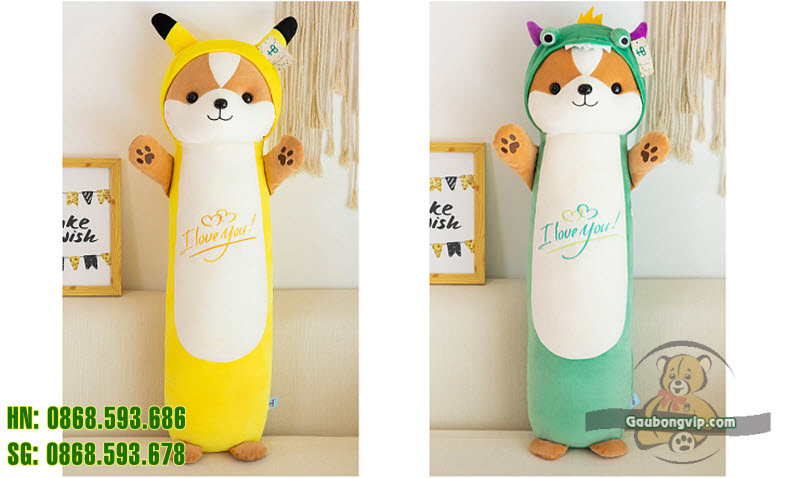 Gối ôm hình chó shiba 8