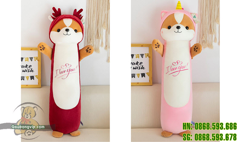 Gối ôm hình chó shiba 9