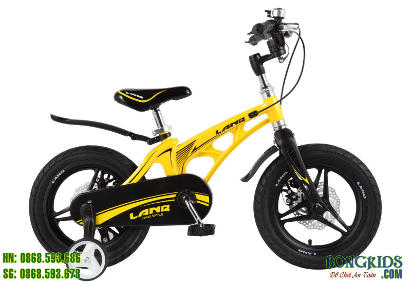 Xe đạp trẻ em LANQ 46 màu vàng