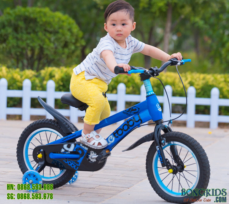 Xe đạp cho bé LETBABY màu xanh dương 1