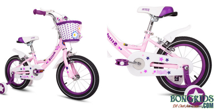 Xe đạp trẻ em cao cấp cho bé gái JY-909 5