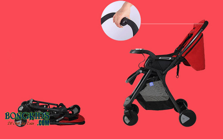 Xe đẩy trẻ em Baobaohao QK1 có thể gập gọn 1 cách đơn giản