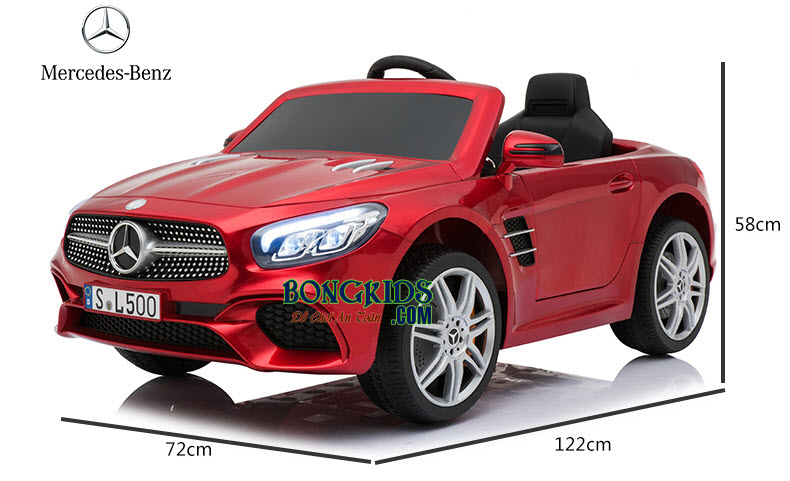 Xe ô tô - hơi điện trẻ em Mercedes SL-500 kích thước