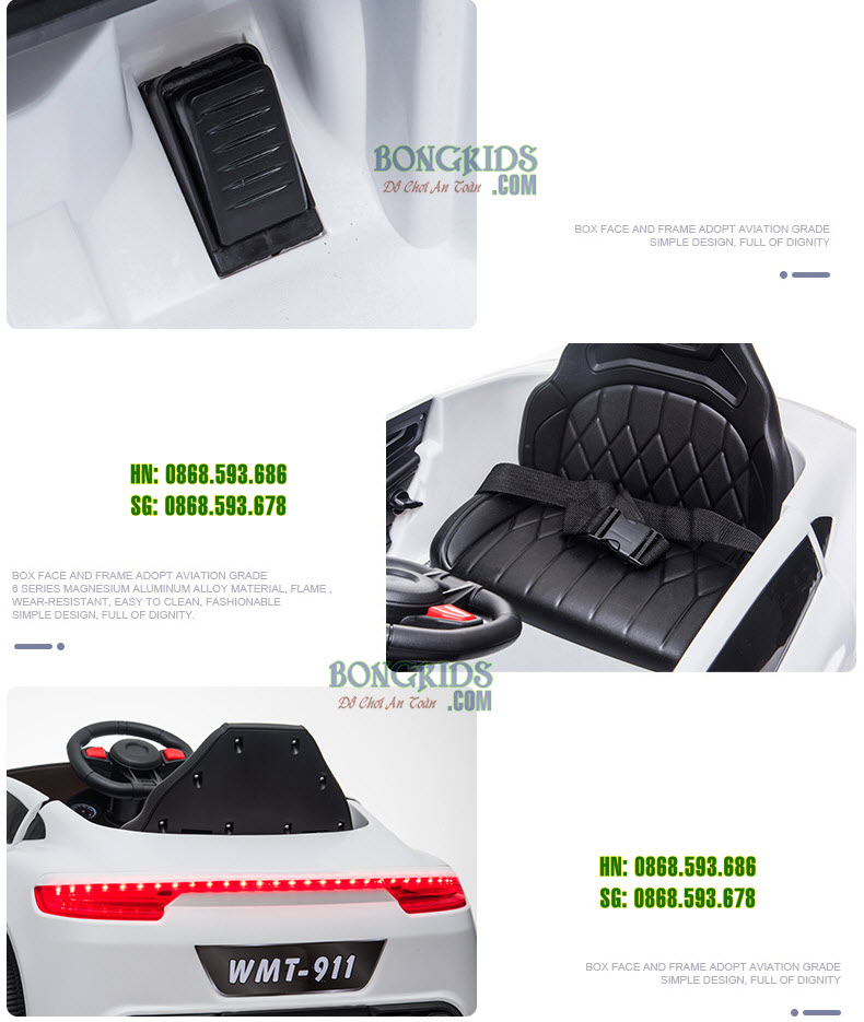 Xe hơi điện trẻ em WMT-911 chi tiết