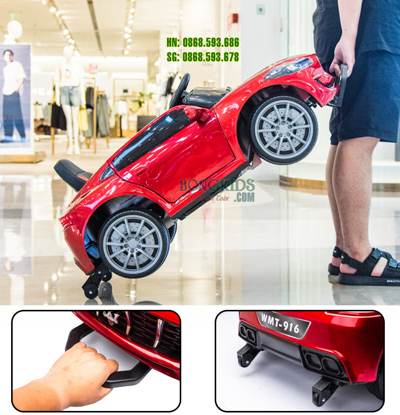 Xe ôtô điện trẻ em WMT-916 tay kéo
