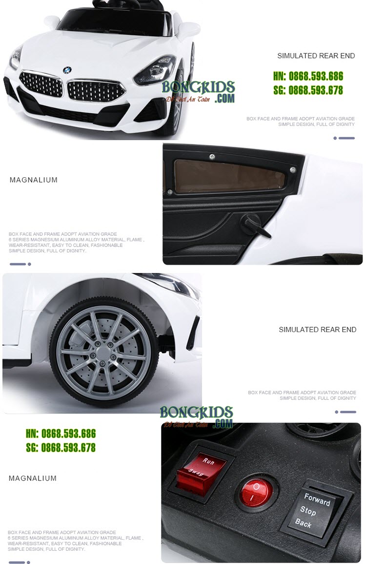 Chi tiết Xe ôtô điện trẻ em BMW WMT-918
