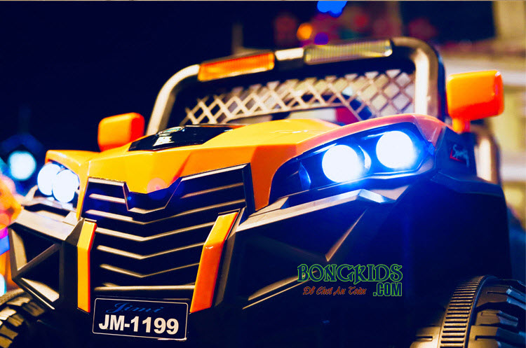 Xe ô tô điện trẻ em JM-1199 có hệ thống đèn pha cực sáng