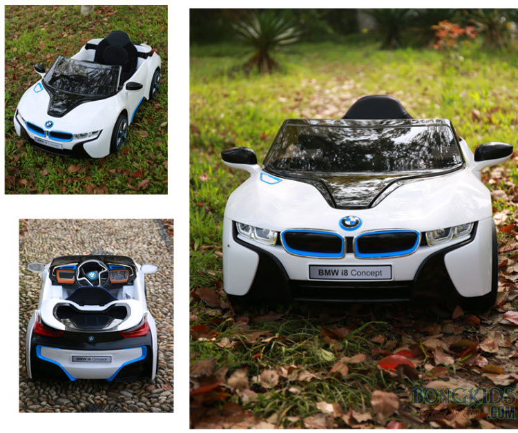 Xe Ô Tô Điện Trẻ Em I8 (2028) - Ghế Da Cao Cấp 4