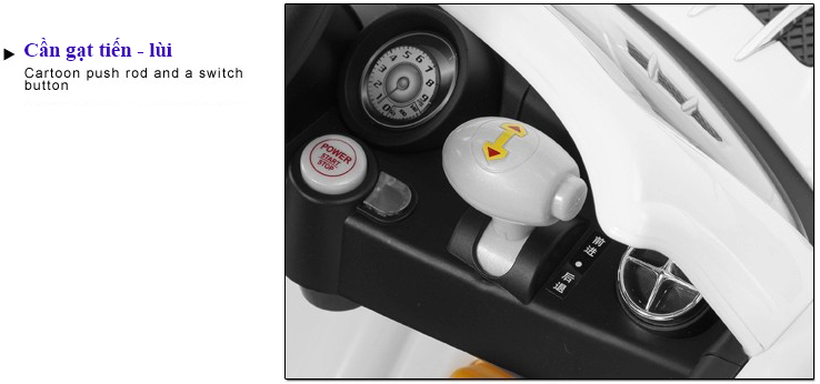 Cần gạt -  Xe ôtô điện trẻ em 618R