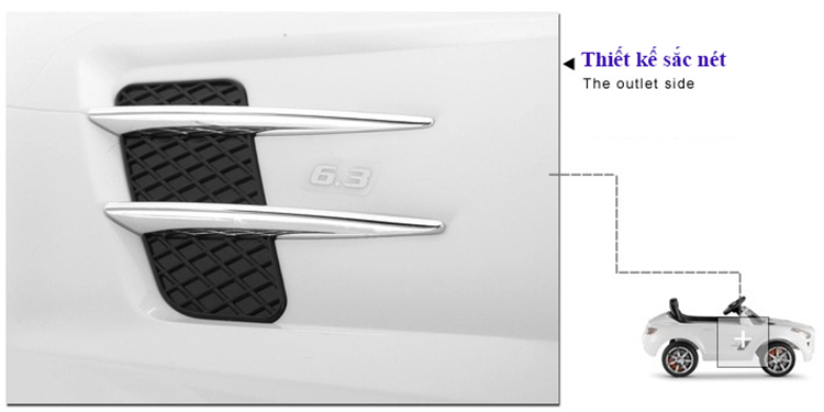 Thiết kế - Xe ôtô điện trẻ em 618R