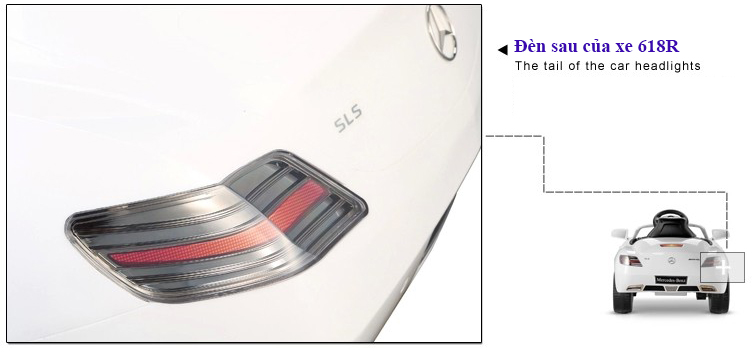 Đèn sau - Xe ôtô điện trẻ em 618R