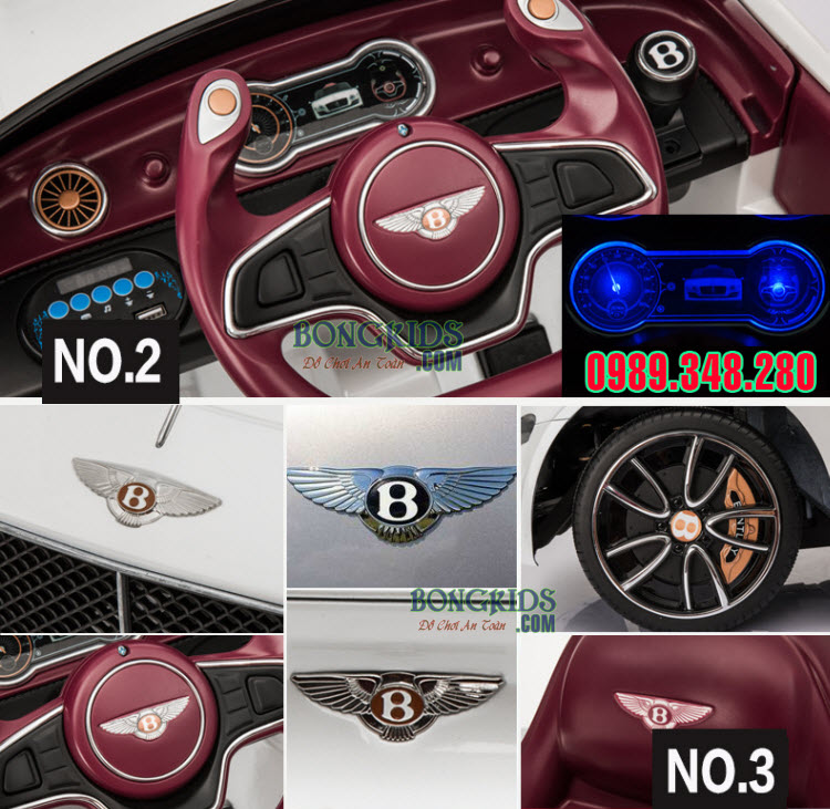 Xe ô tô điện trẻ em Bentley JE-1166 15
