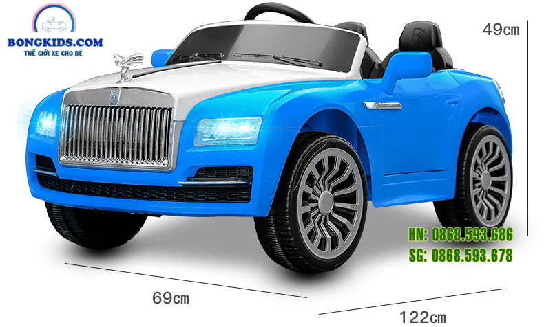 Kích thước Xe ôtô điện trẻ em Rolls-Royce BLF5688