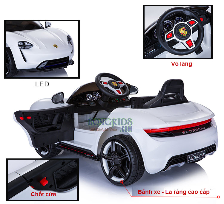 Xe ô tô điện trẻ em Porsche QLS-8988 2