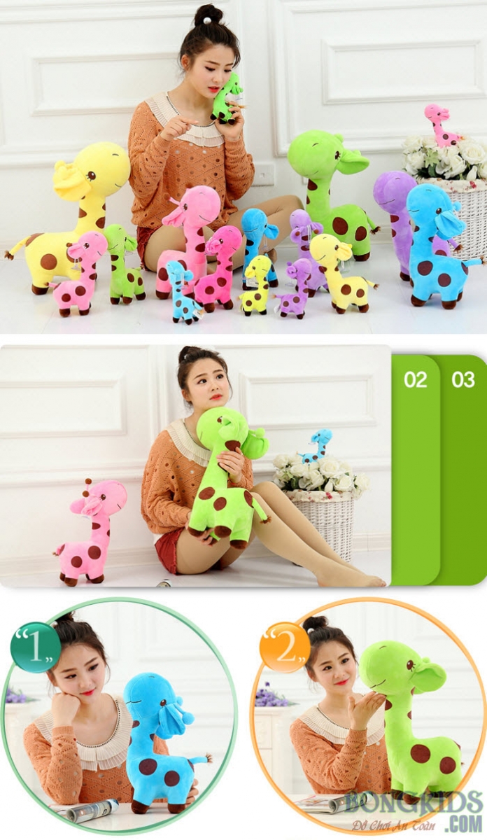 Thú bông hươu cao cổ dễ thương