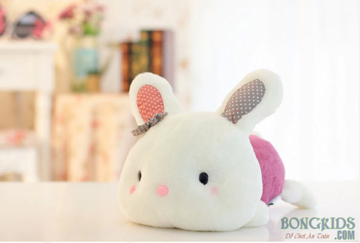 Thỏ bông nơ bướm cực đẹp