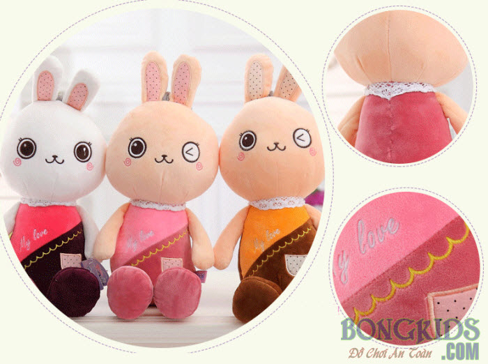 Thỏ nhồi bông my love