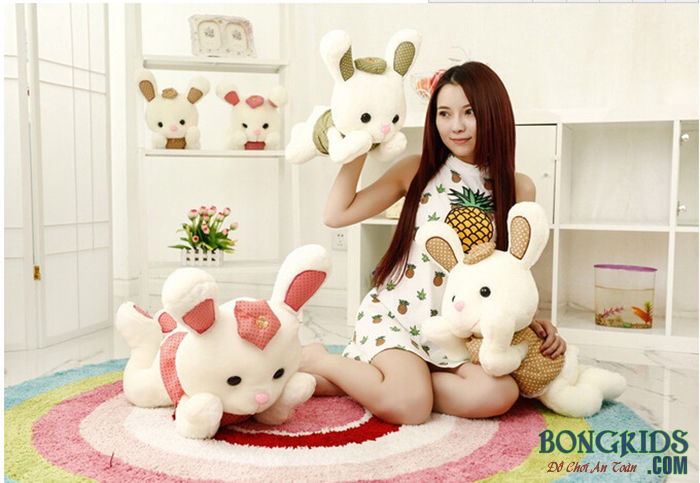 Thỏ nằm nhồi bông - 3