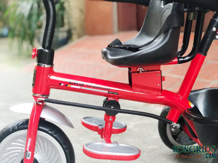 Xe đạp 3 bánh trẻ em DS-819 màu đỏ 2
